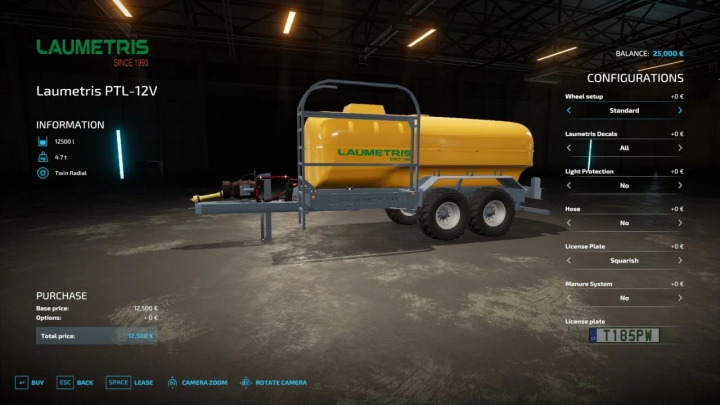 fs22-mods, Laumetris PTL-12V v1.0.0.0