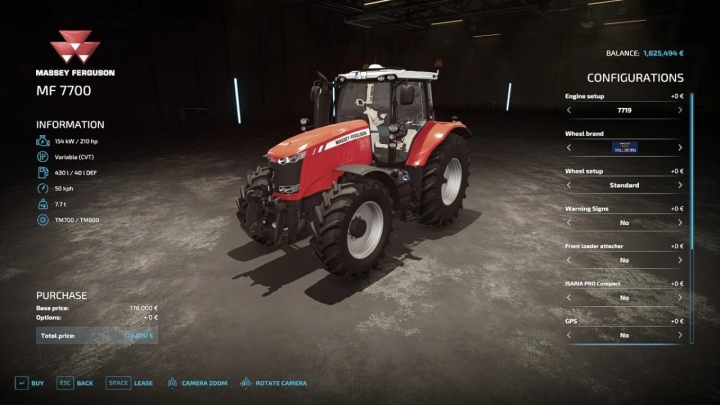 Image: Massey Ferguson 7700 v1.5.0.0 1