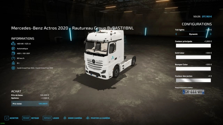 Image: Mercedes Actros 2022 Rautureau Group v1.0.0.0 1