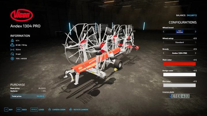 fs22-mods,  Vicon Andex 1304 Pro Rust Edition v1.0.0.0