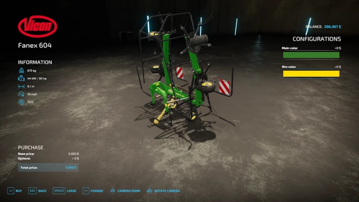 fs22-mods, Vicon Fanex 604 Rust Edition v1.0.0.0