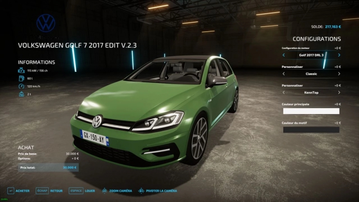 fs22-mods, Volkswagen Golf VII 2017 v2.3.0.0