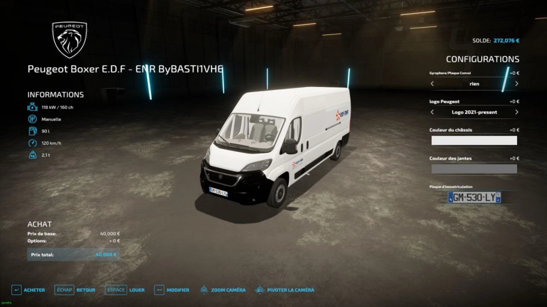 Peugeot Boxer L4H2 EDF-ENR v1.0.0.0