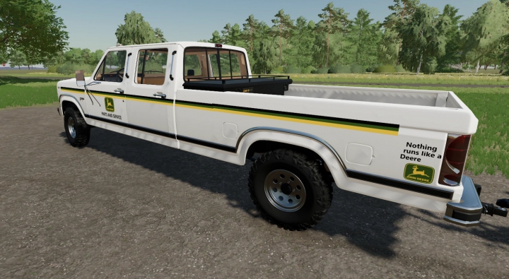 fs22-mods,  1986 Ford F350 John Deere Dealer Truck v1.0.0.0