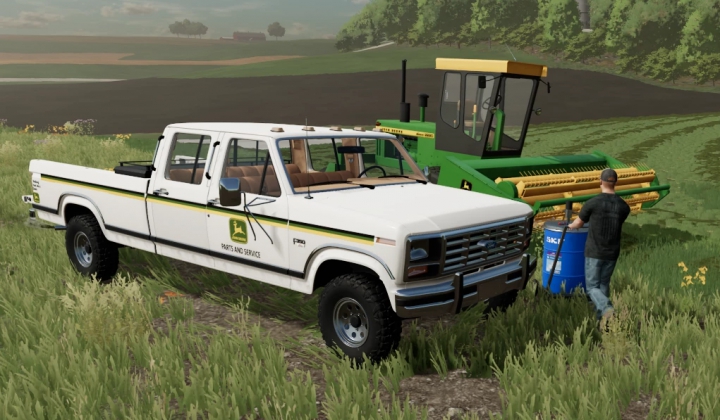 Image: 1986 Ford F350 John Deere Dealer Truck v1.0.0.0 0