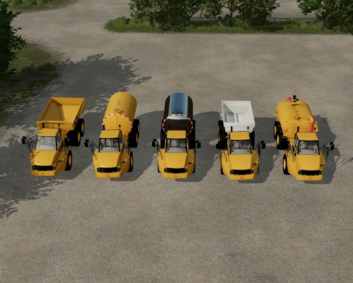 Image: FS22 CAT 725 Pack v1.0.0.0 2