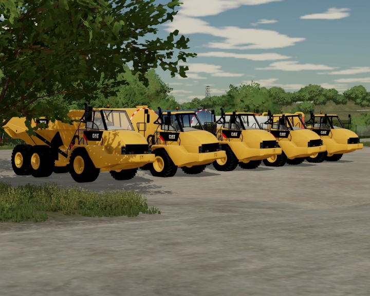 Image: FS22 CAT 725 Pack v1.0.0.0 0