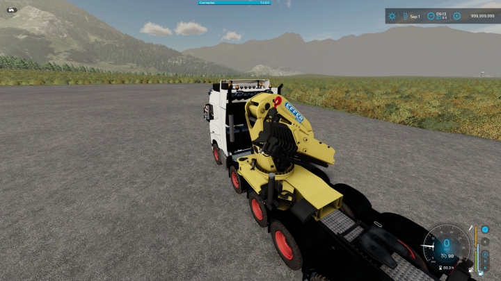 Image: Volvo FH16 5 axles with Effer crane v1.0.0.0 0