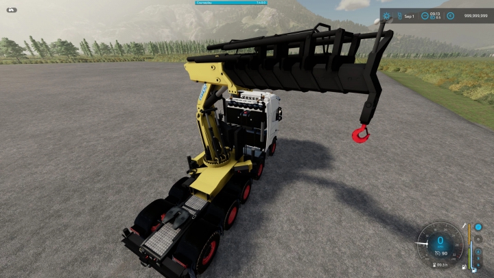 Image: Volvo FH16 5 axles with Effer crane v1.0.0.0 1