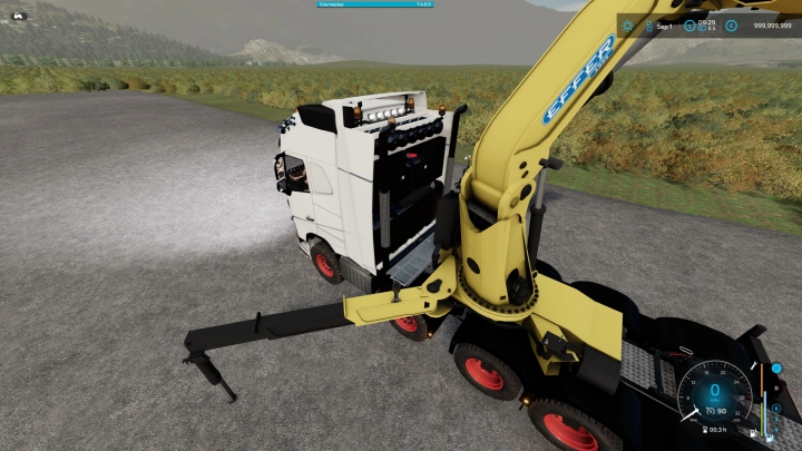 Image: Volvo FH16 5 axles with Effer crane v1.0.0.0 4