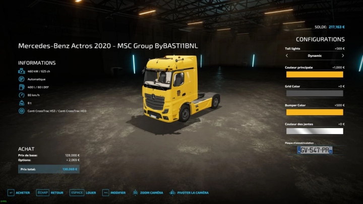 Image: Mercedes Actros 2022 - MSC Group V1.0.0.0 1