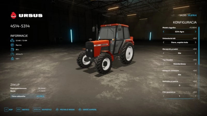 fs22-mods,  Ursus 4512-5314 v1.0.0.1