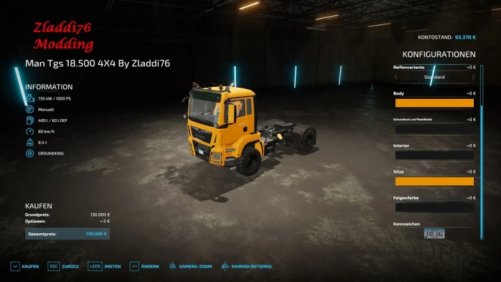 fs22-mods,  Man Tgs 18.500 4X4 By Zladdi76 v1.0.0.0