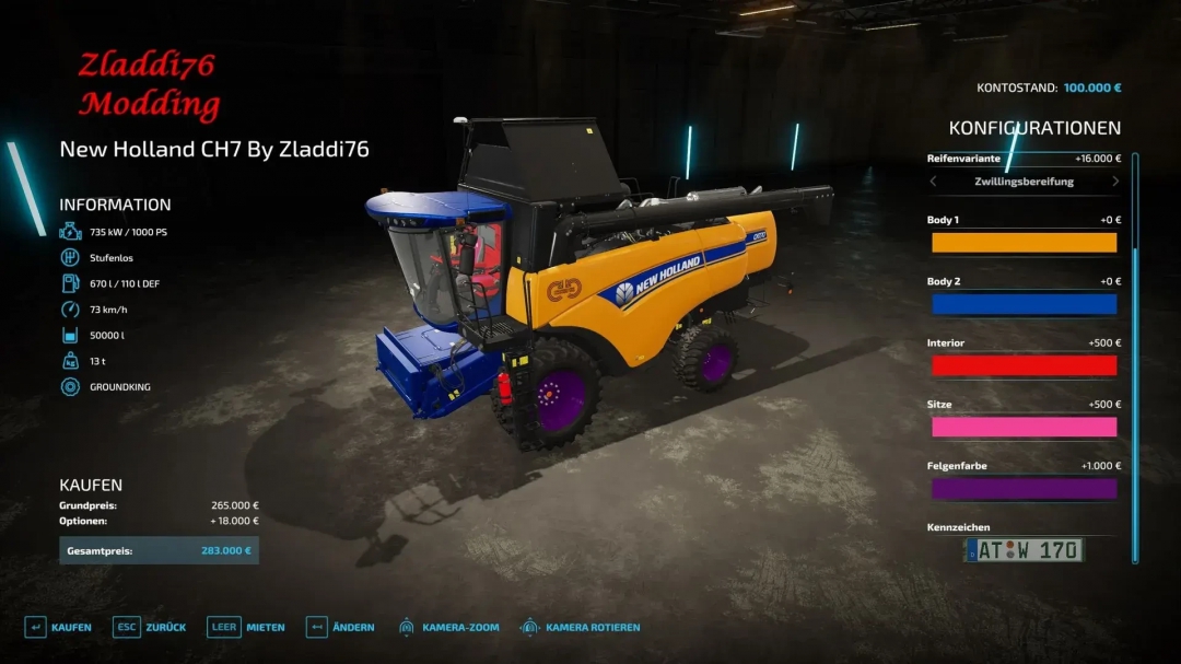 New Holland CH7 By Zladdi76 v1.0.0.0