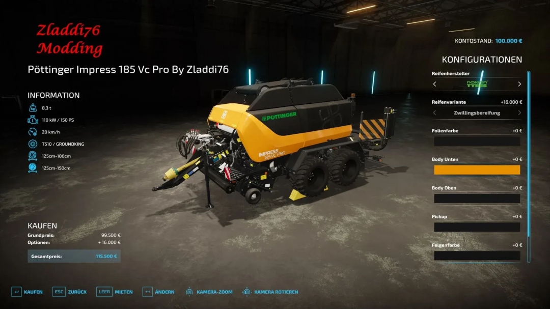 Pottinger Impress 185 Vc Pro v1.0.0.0