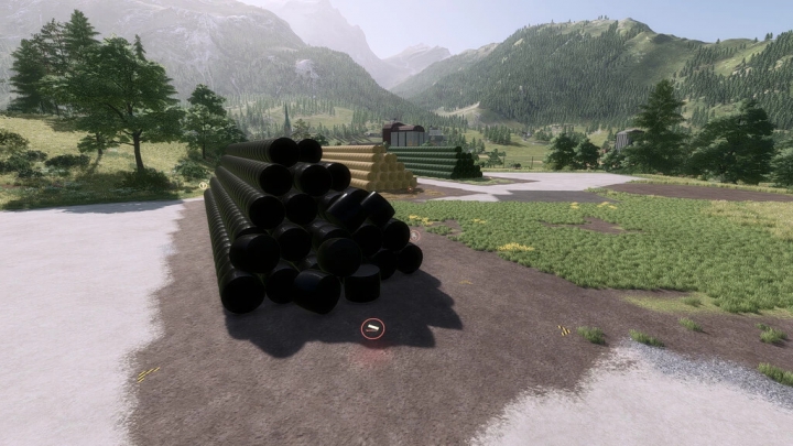 fs22-mods,  Automatic Round Bale Stacks v1.0.0.0