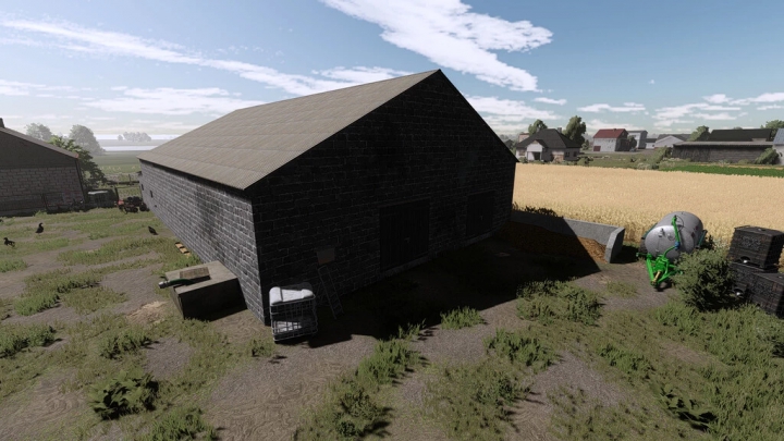 fs22-mods, image: Cowshed With Garage v1.0.0.0