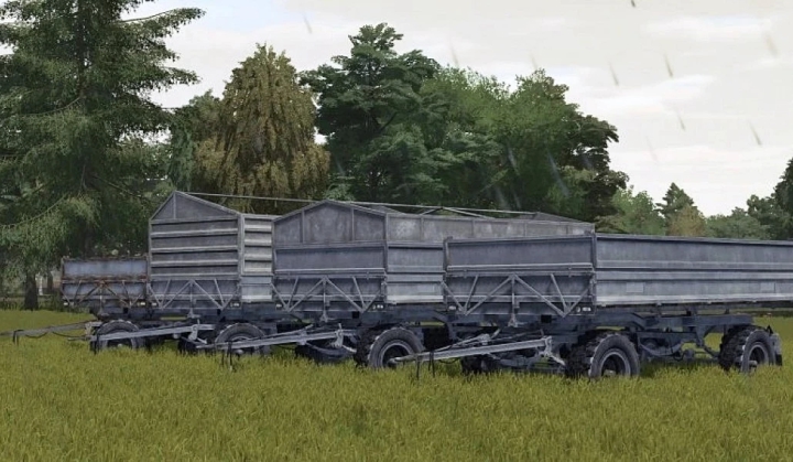 fs22-mods, FS22 mod Fortschritt HW 80 v2.0.0.0 trailer in a grassy field, used in Farming Simulator 22.