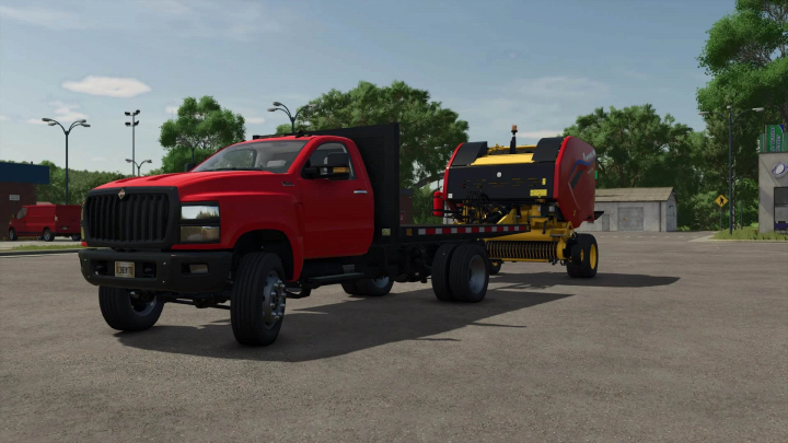 fs25-mods,  FS25 mods: Red International CV Series with additional attachers in Farming Simulator 25.