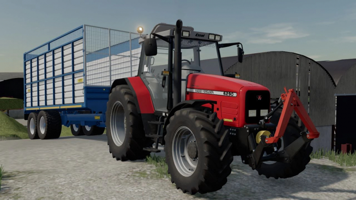 Massey Ferguson 6290 Traktor mit Anhänger im FS22 Mod Massey Ferguson 62/64 BETA v1.0.0.0.