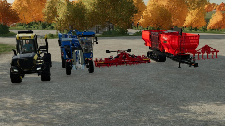 fs22-mods, FS22 mods Special Offers v1.0.0.0 showing various machinery against autumn backdrop in Farming Simulator 22.