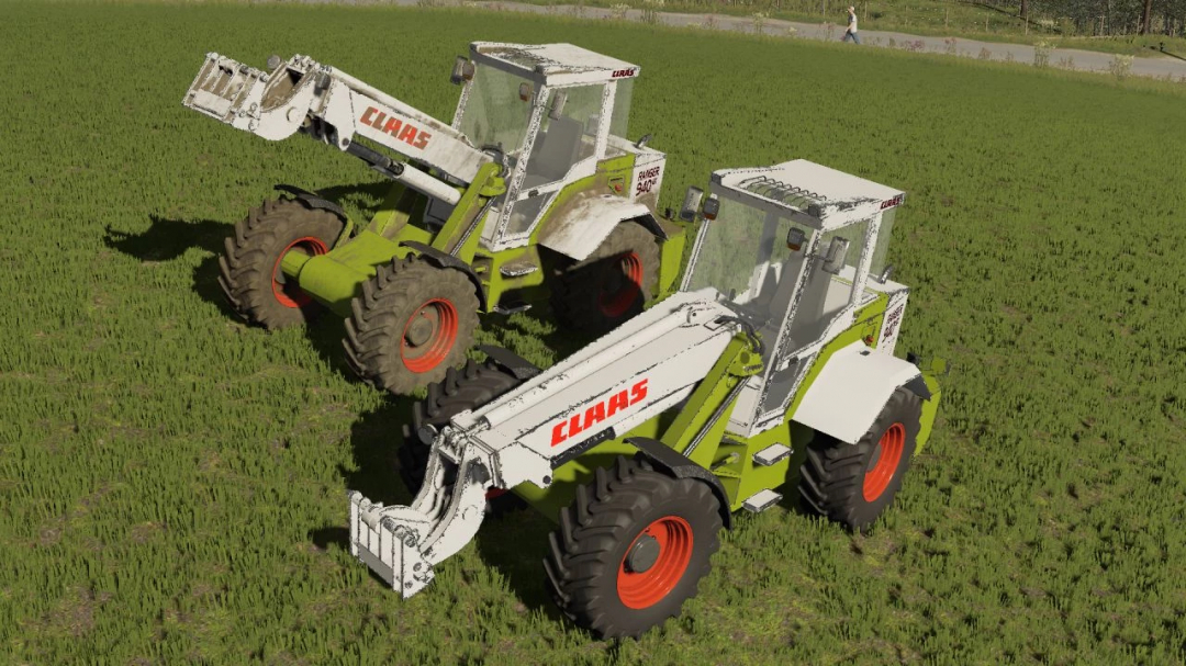 FS22 mody: Claas Ranger 940 GX ciągniki na polu, mod Farming Simulator 22.