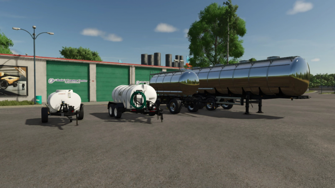 FS25 Tanker Pack v1.0.0.0 mit verschiedenen Tankanhängern im Farming Simulator 25 Mod.