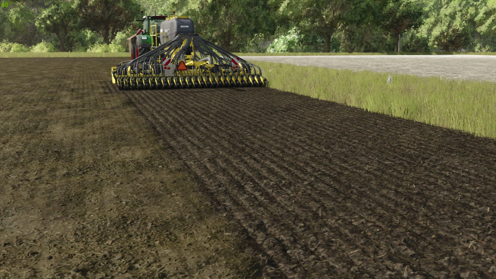 fs25-mods,  Bednar Omega 6000FL Edit v1.0.0.0 mod cultivating field in FS25.