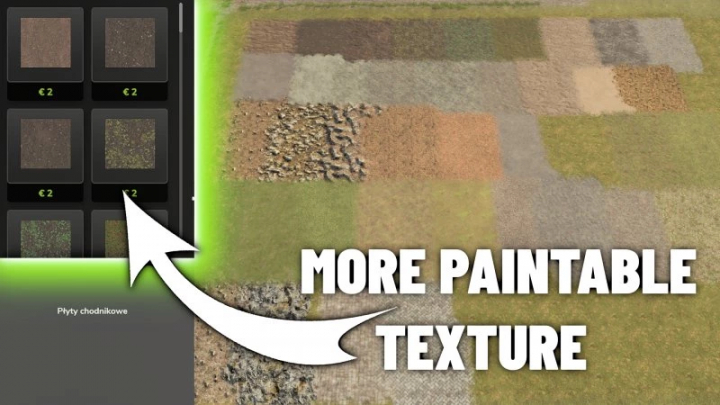 fs25-mods, FS25 mods: More paintable texture for all maps v1.0.0.0 in Farming Simulator 25.