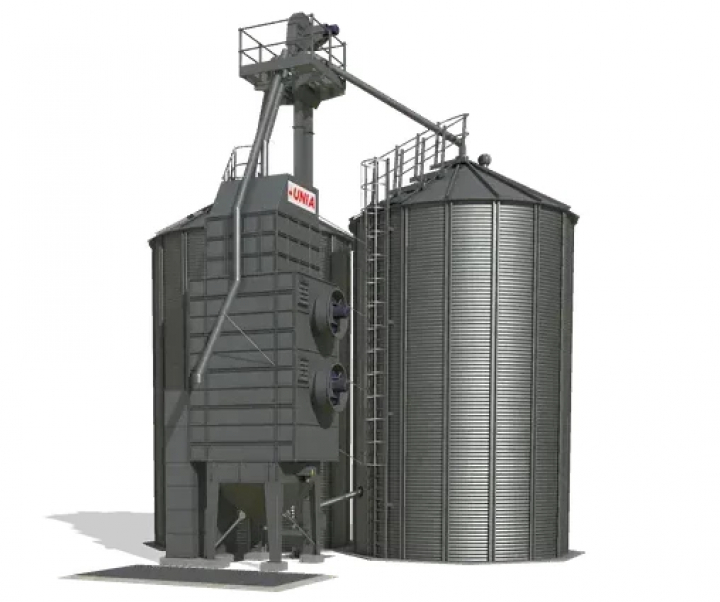 fs25-mods,  Image of Multisilo v1.0.0.0 mod for FS25, featuring a large grain storage facility.