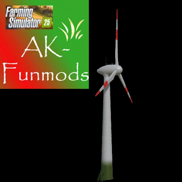 fs25-mods,  FS25 mod Small Wind Turbine 1.0 by AK-Funmods in Farming Simulator 25.