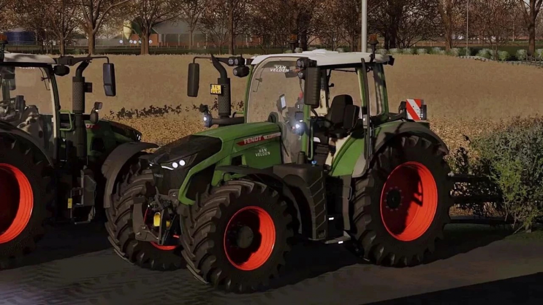 Fendt 600 Series Gen7 tractor in FS25 mod, showcasing realistic graphics and farming environment.