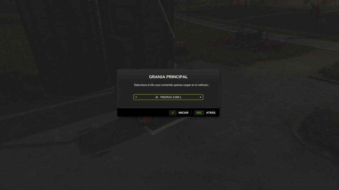 FS25 mods interface toont Multifruit Silos laadscherm in Farming Simulator 25.