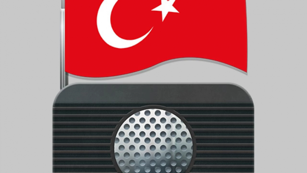 Icône du mod Türkiye FM pour FS25 avec drapeau turc et radio.