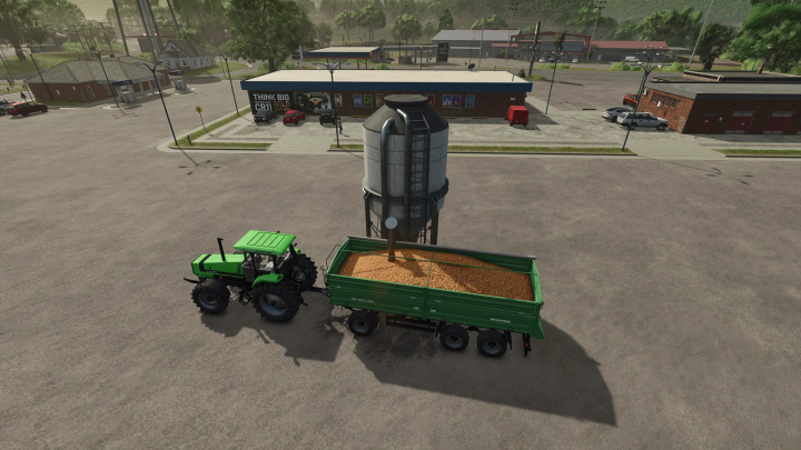 fs25-mods,  FS25 mod: Tractor loading grain at -10% off Wholesale Buying Station By CW33.