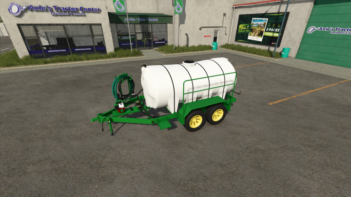 fs25-mods, FS25 All Liquid Trailer by CW33 v1.0.0.1 mod at Axle's Tractor Center, enhancing Farming Simulator 25 gameplay.