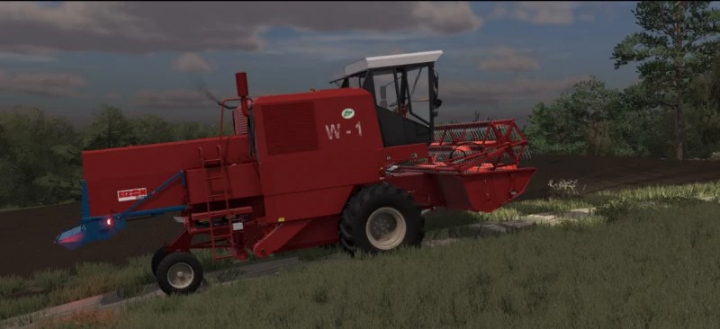 fs25-mods,  FS25 mods: Bizon Z-050/Z-056/Z-057 combine harvester in field, Farming Simulator 25.