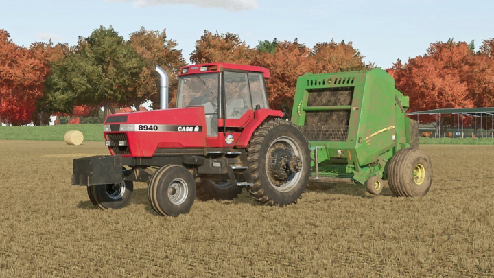 fs22-mods,  Mod FS22 CaseIH Magnum 8900 Series v2.0.0.1 en un campo.