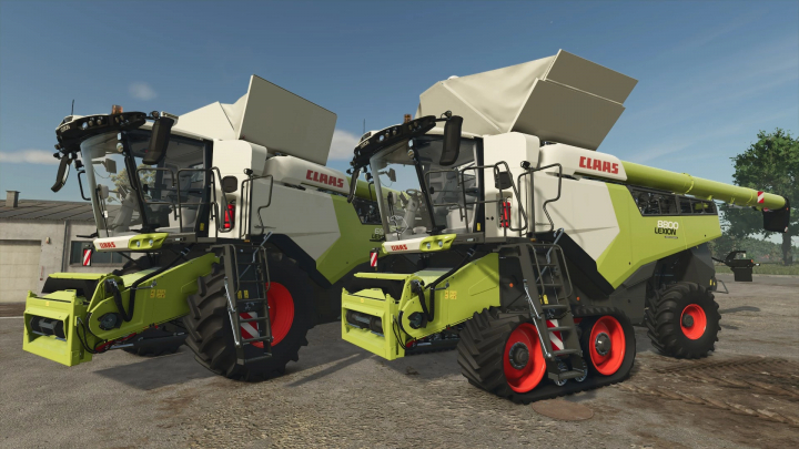 fs25-mods,  Mods FS25 présentent Claas Lexion 6900 & 8800/8900 Terra Trac dans Farming Simulator 25.