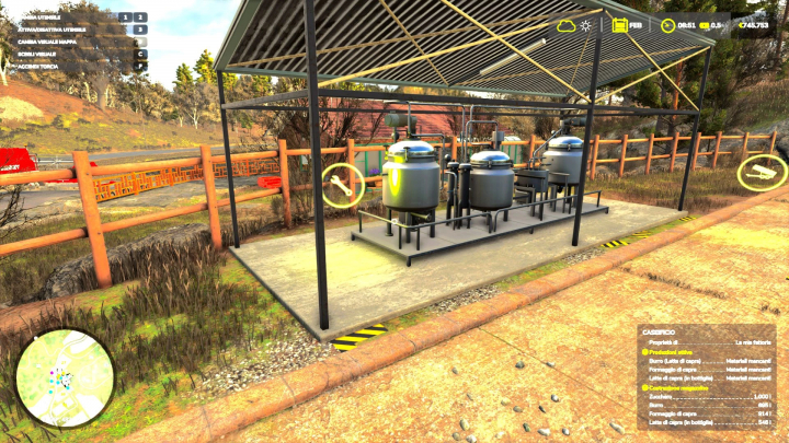 fs25-mods,  FS25 mod Fast Dairy v1.0.0.1 showing dairy machinery under a shed in Farming Simulator 25.