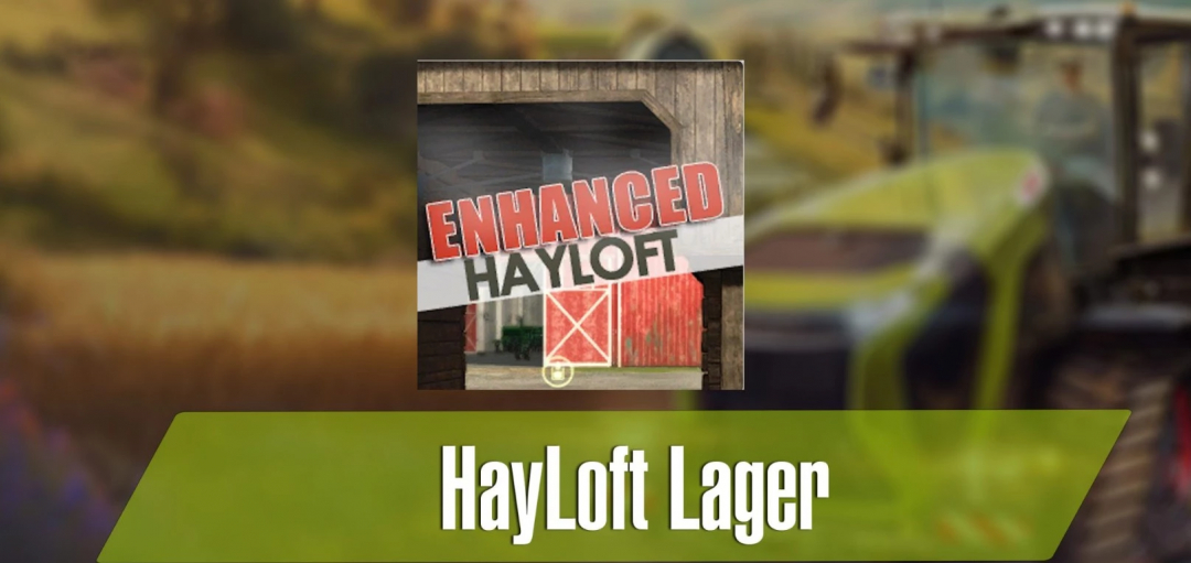 Mod FS25 HayLoft Lager v1.0.0.0 con icona di stoccaggio del fieno migliorata in Farming Simulator 25.