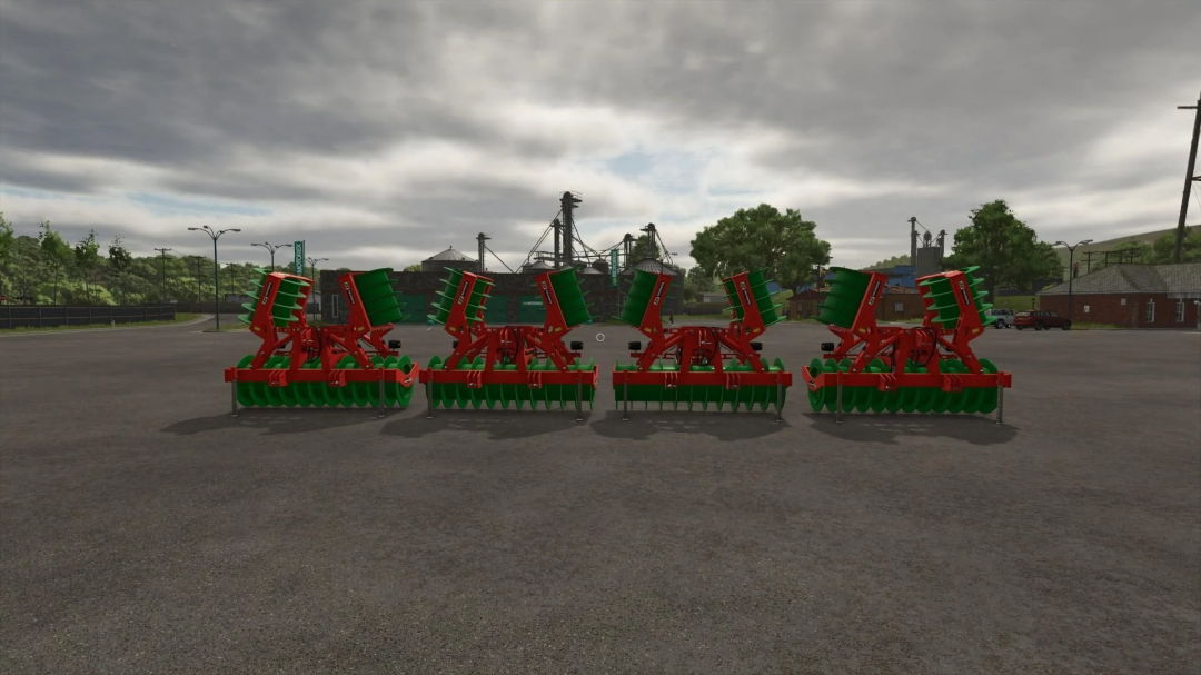 Holaras Stego 485-PRO mod with additional weights displayed in FS25.