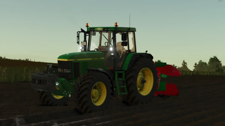 fs25-mods,  John Deere 7810 tractor mod in Farming Simulator 25, featuring realistic sound effects. FS25 mods enhance gameplay.