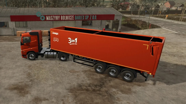 fs25-mods,  Krampe SKS30/150 truck mod for Farming Simulator 25 parked at farm site.