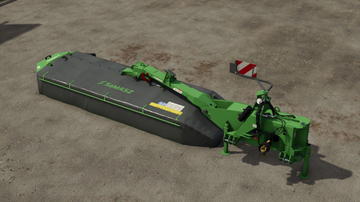 fs25-mods,  Image of SAMASZ XT 390 Special v1.0.0.0 mod for FS25, featuring a green and grey mower attachment.