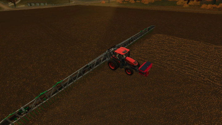 fs25-mods,  FS25 mod Samson SBH4 36 v1.0.0.0 spreading fertilizer on a field