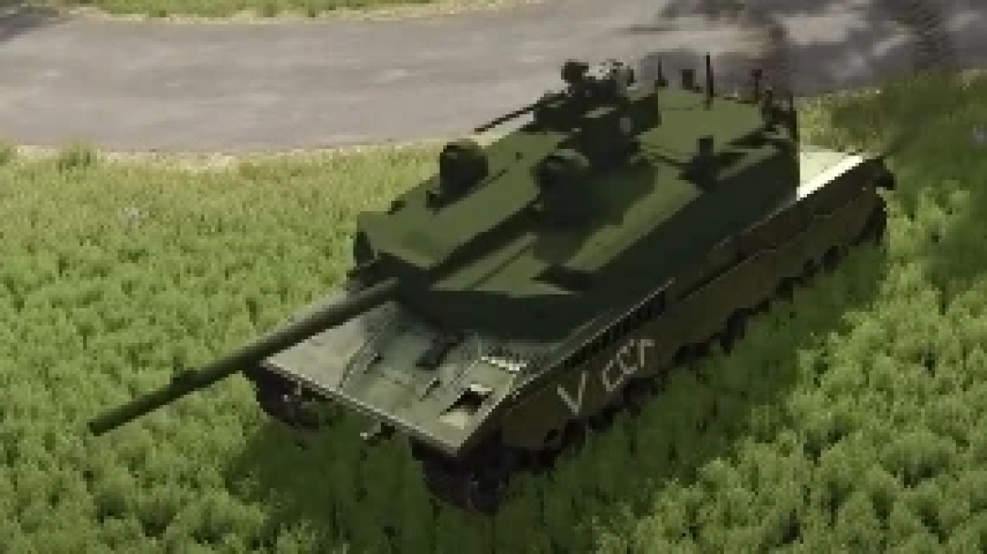 USA tank mod in FS25, Farming Simulator 25, displayed on a field.