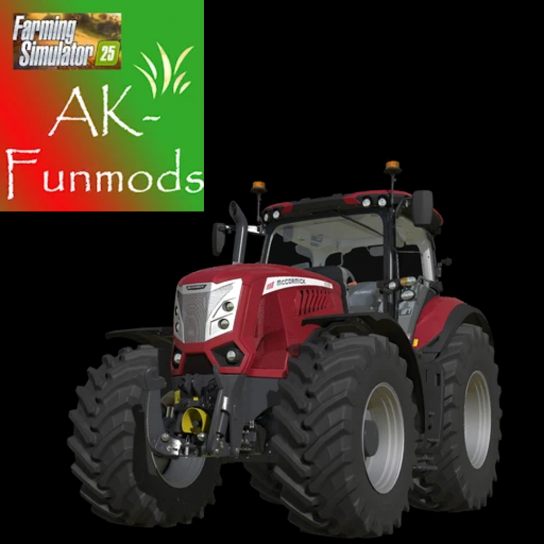 FS25 mod: McCormick X8 VT Drive Hightspeed tractor by AK-Funmods in Farming Simulator 25.