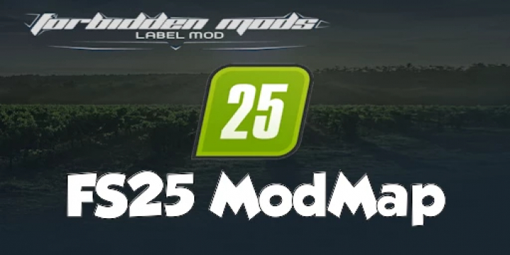 fs25-mods,  Image of FS25 ModMap logo for Empty Standard Map EU v1.0.0.0 in Farming Simulator 25 mods.