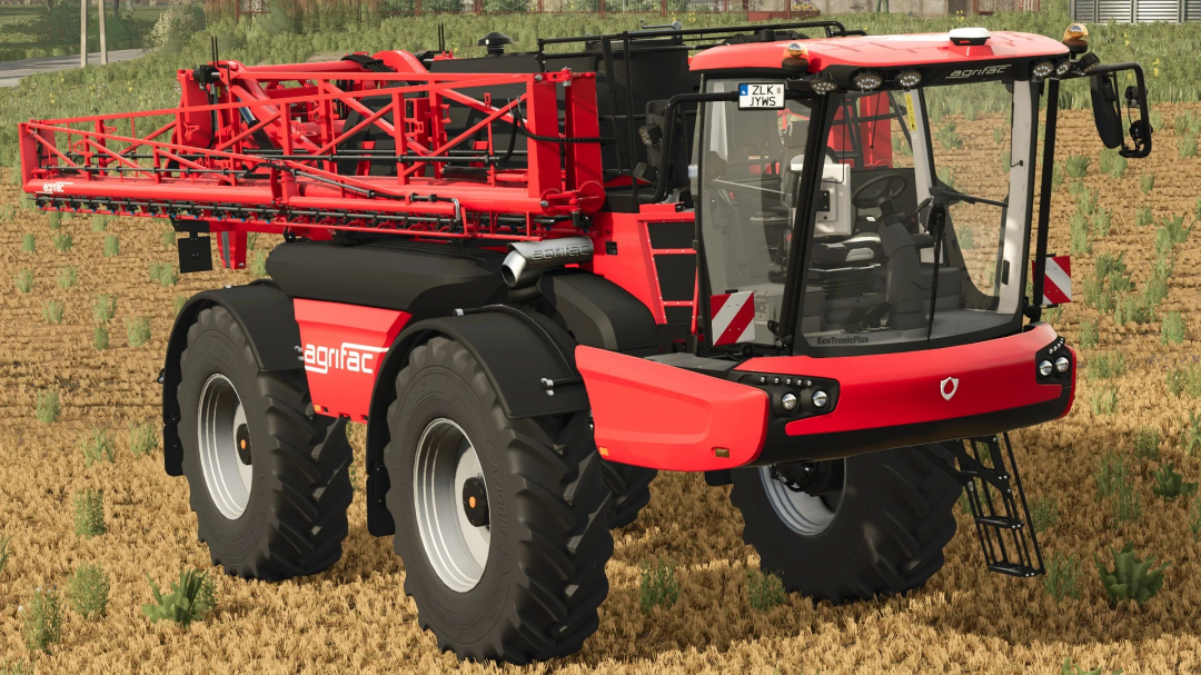 Agrifac Condor Endurance II sprayer in FS25 mod, showcased in a field setting.